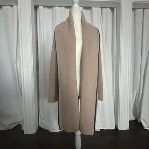 Vince Tan Open-Front Cardigan